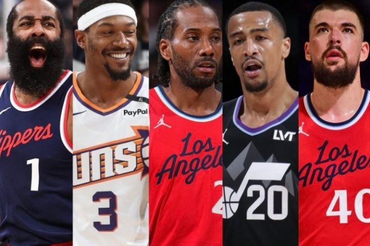 美记：比尔拒绝在东契奇&里夫斯后打第六人 快船则承诺了他首发