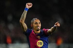 记者：拉菲尼亚缺战两场但能赶上国家德比 霍安-加西亚无缘战皇马